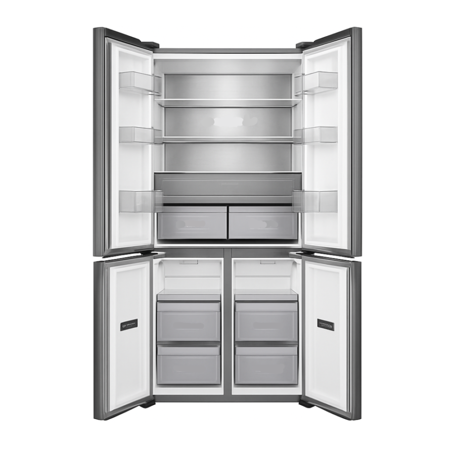 Hisense 79WC 591-Liter Black Cross Door Refrigerator – Large Capacity Multi-Door Design