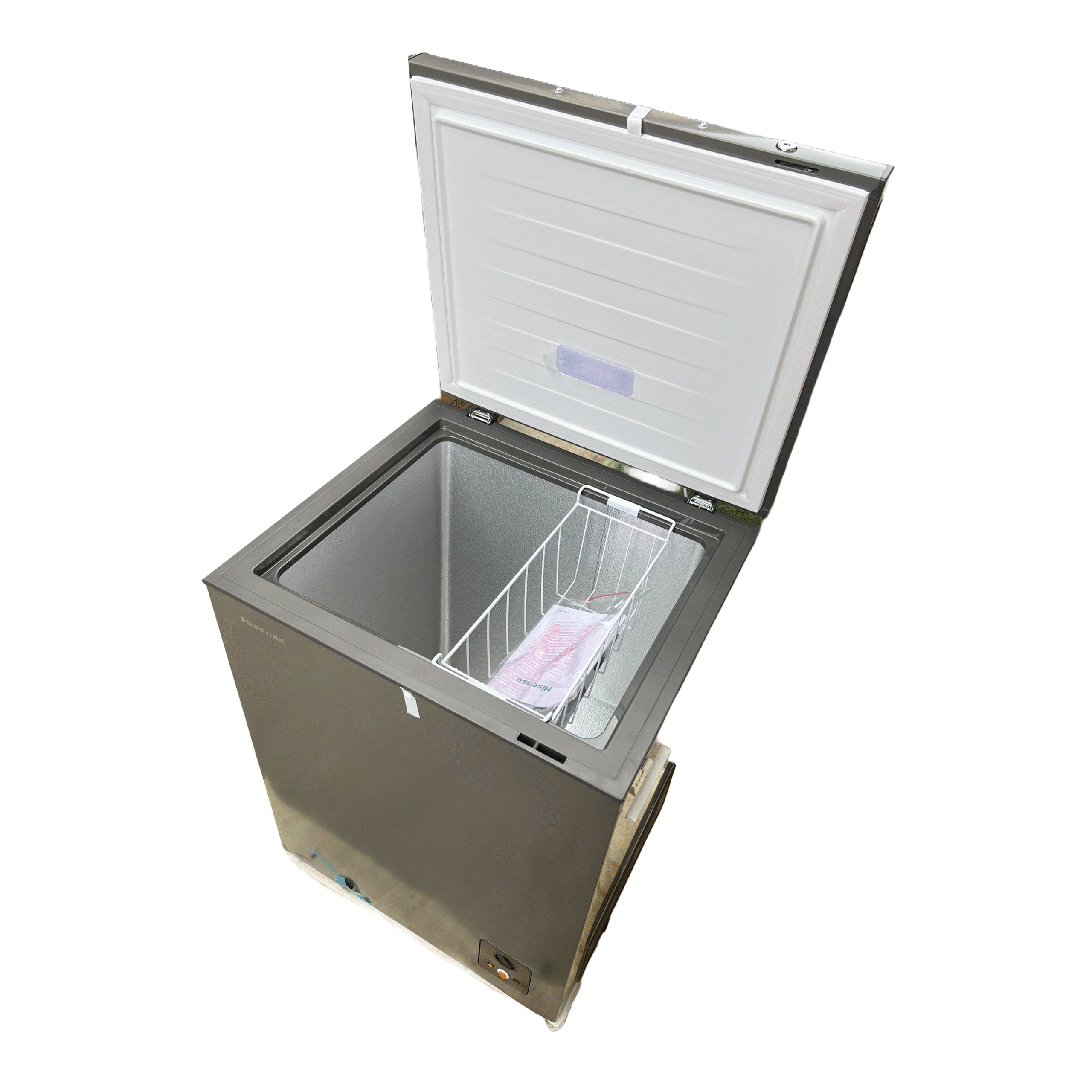 142L Hisense Compact Chest Freezer in Silver – Deep Freezing Storage Fc180sh