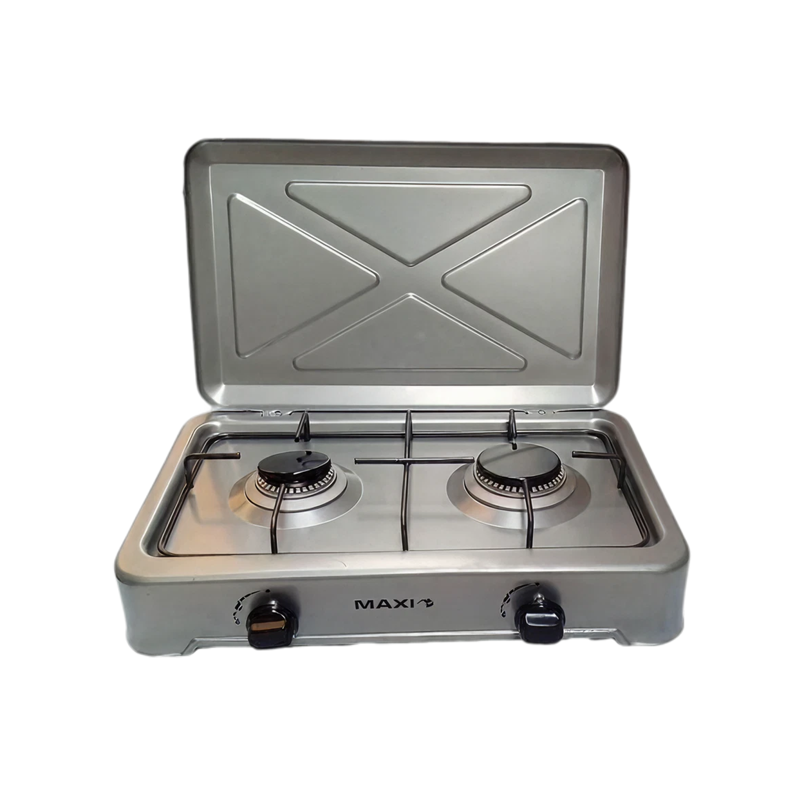 Maxi Double Burner Tabletop Gas Cooker – Model 200-OC | Compact Dual Burner Cooking