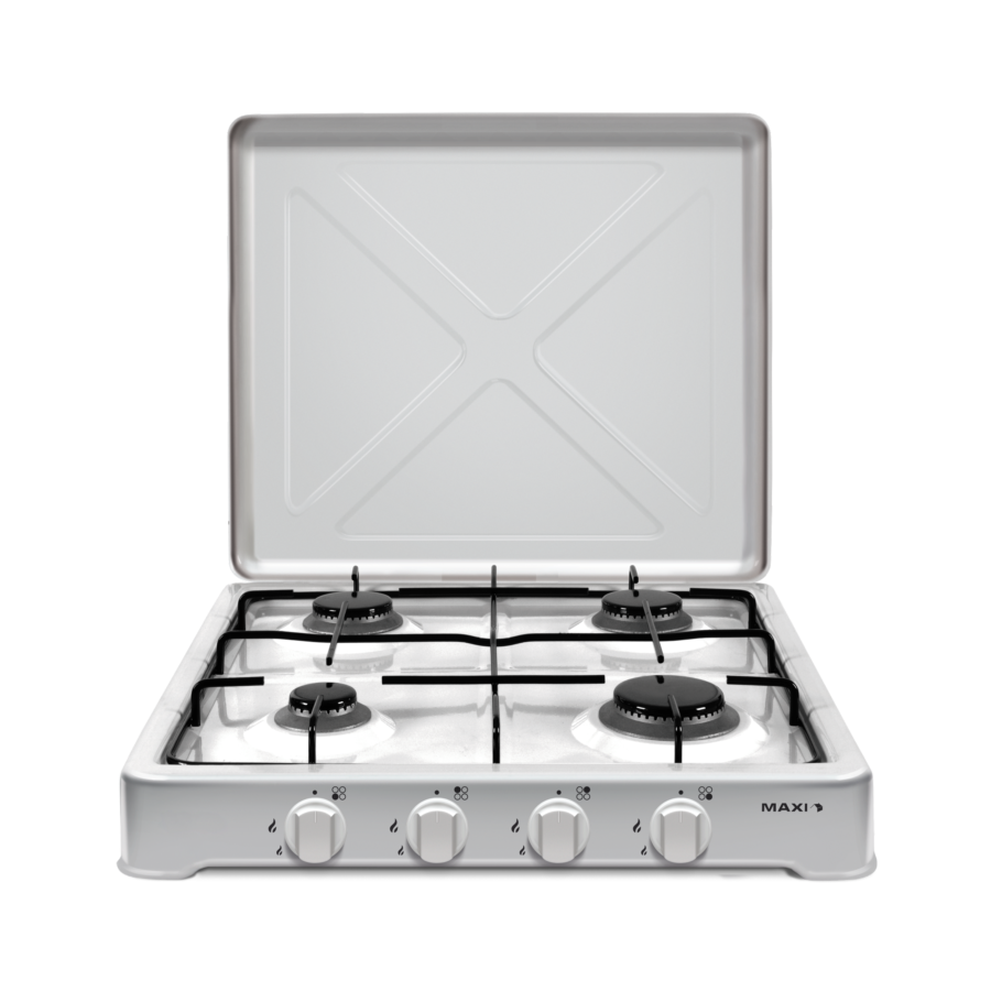 Maxi 4 Burner Tabletop Gas Cooker – Model 400 | Quad Burner Stove