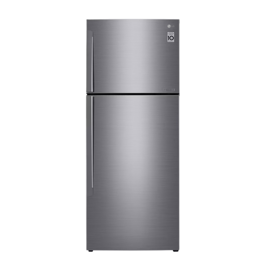 LG 471L Double Door Refrigerator with Vitamin Care – Model REF 502 HLCL C, Silver Finish