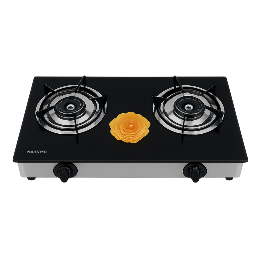Polystar PV-LP78YF 2 Burner Table Gas Cooker