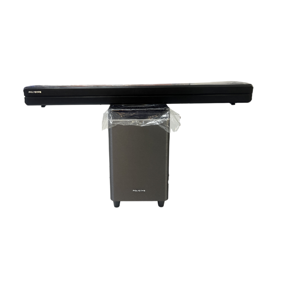Polystar Wireless 2.1 Channel Sound Bar System – Bluetooth Home Audio (PV-2039-2.1WL)
