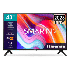 Hisense 43" Full HD Smart TV with Streaming Apps & Slim Bezel Design - 43A4K