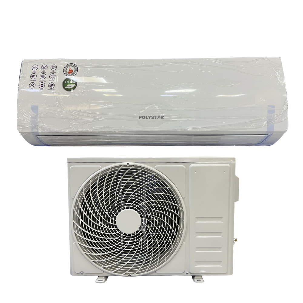 Polystar PV-09R410XAN 1HP Split Air Conditioner – Efficient Cooling for Home & Office