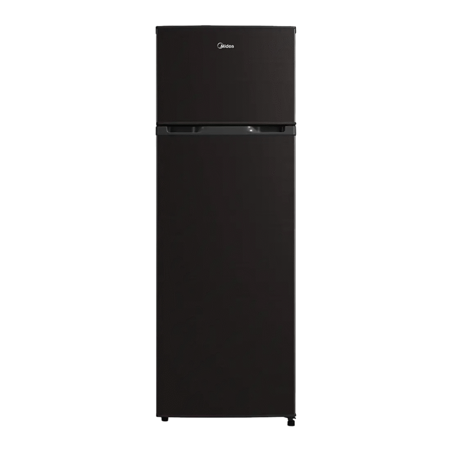 Midea 266L Frost Free Double Door Refrigerator – Energy Efficient Top Freezer Fridge