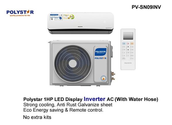 POLYSTAR 1HP INVERTER AC WITH WATER HOSE PV-SN09INV