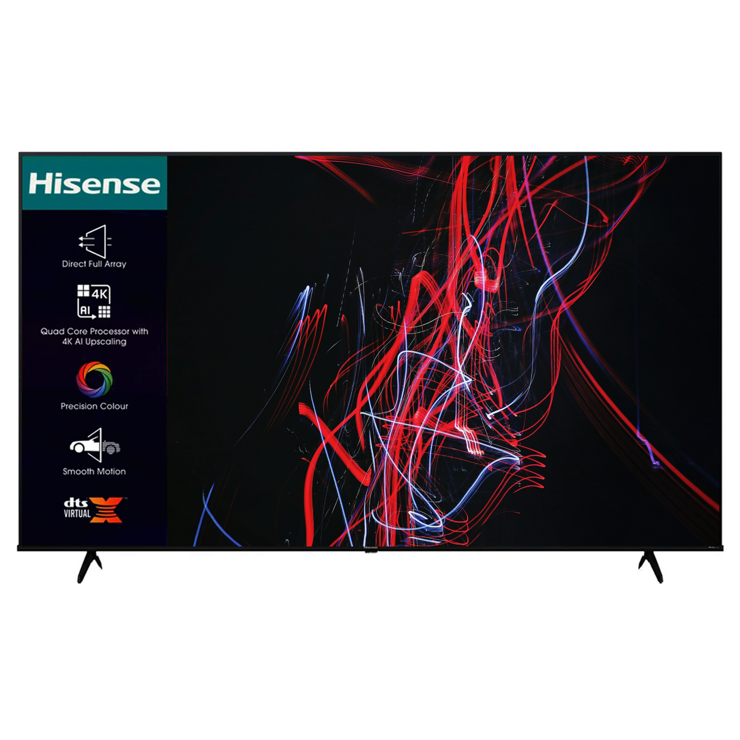 Hisense A6N Series 50" 4K UHD Smart TV with HDR and Streaming Features