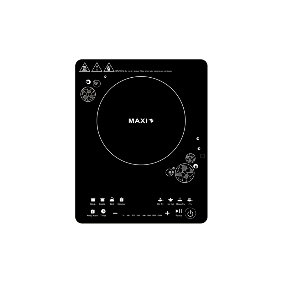 MAXI 2100W Induction Cooker with Touch Control & LED Display – CK2057-RTS