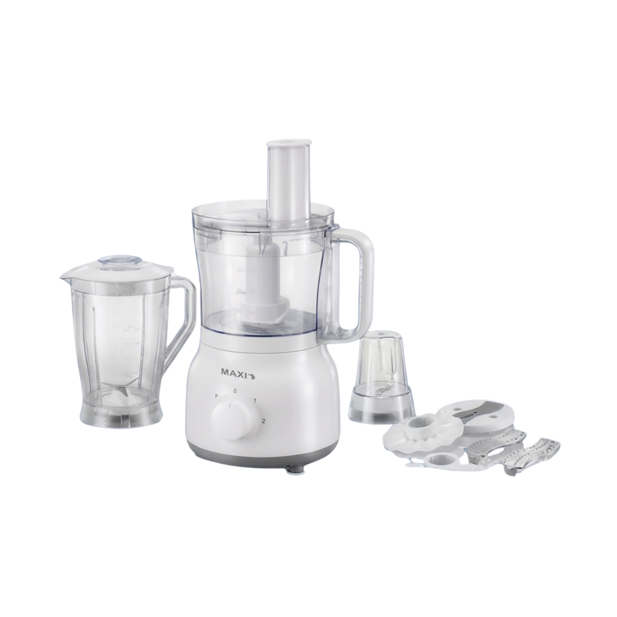 MAXI MJ-FP60D1 Food Processor – Multi-Function Kitchen Food Chopper & Blender for Slicing, Mixing & Grinding