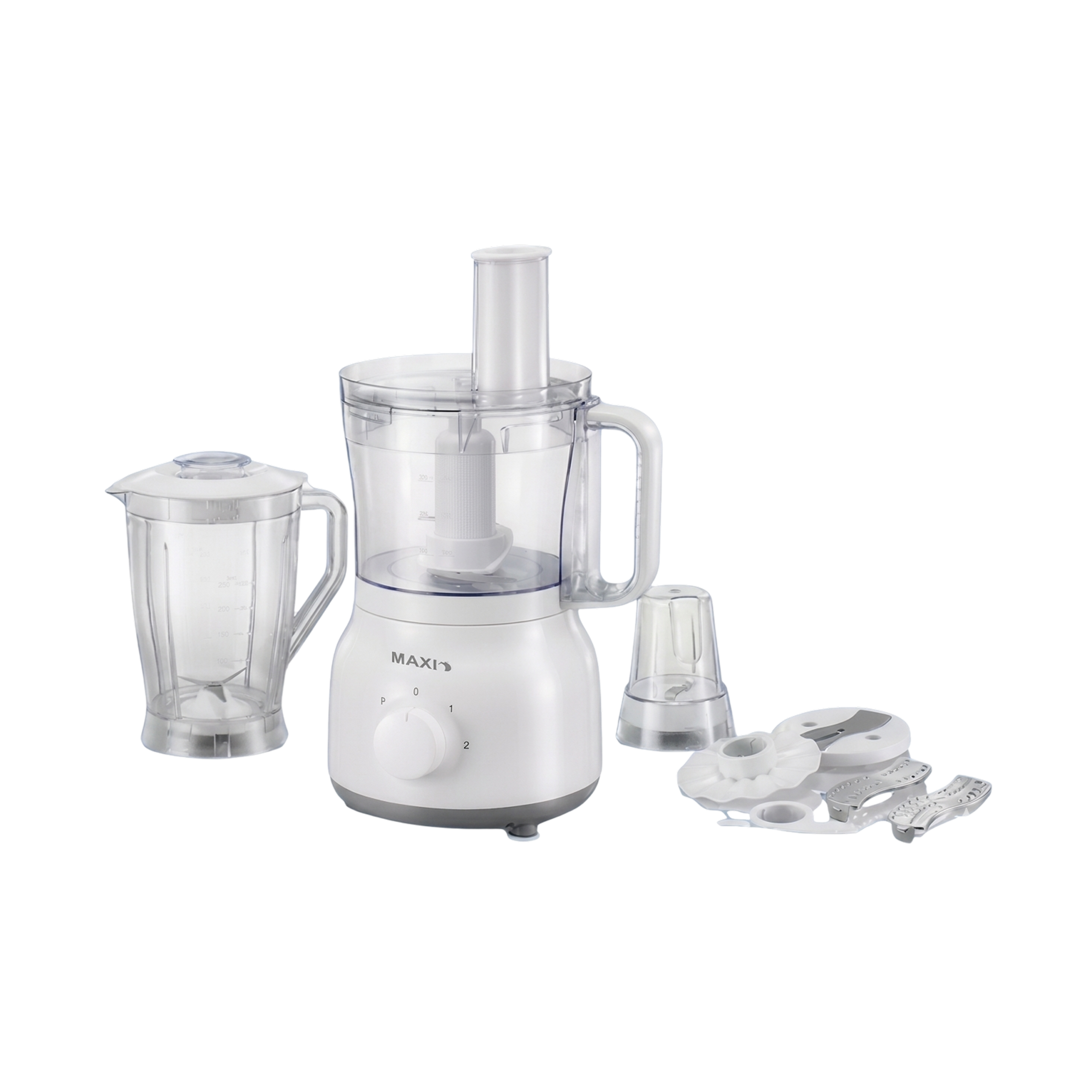 MAXI MJ-FP60D1 Food Processor – Multi-Function Kitchen Food Chopper & Blender for Slicing, Mixing & Grinding