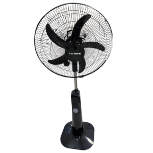Polystar PV-3018B-USB 18-Inch Rechargeable Standing Fan with Multi-Speed Control