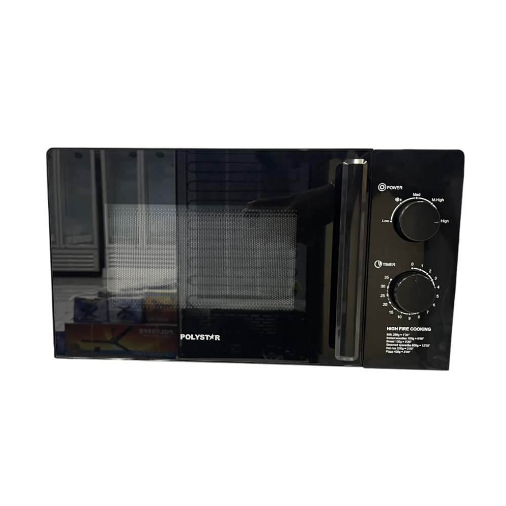Polystar PV-C20LMXB 20L Manual Tabletop Microwave Oven – Compact & Easy-Control Design