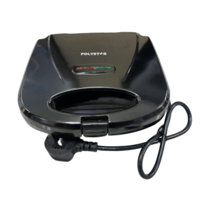 Polystar PV-SWB830B2 2-Slice Sandwich Maker – Non-Stick Compact Toasting Appliance