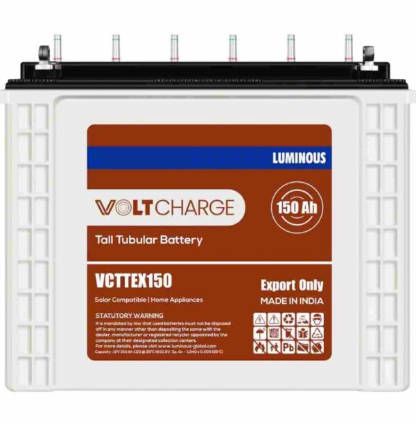 Luminous 150AH Voltcharge Inverter Battery