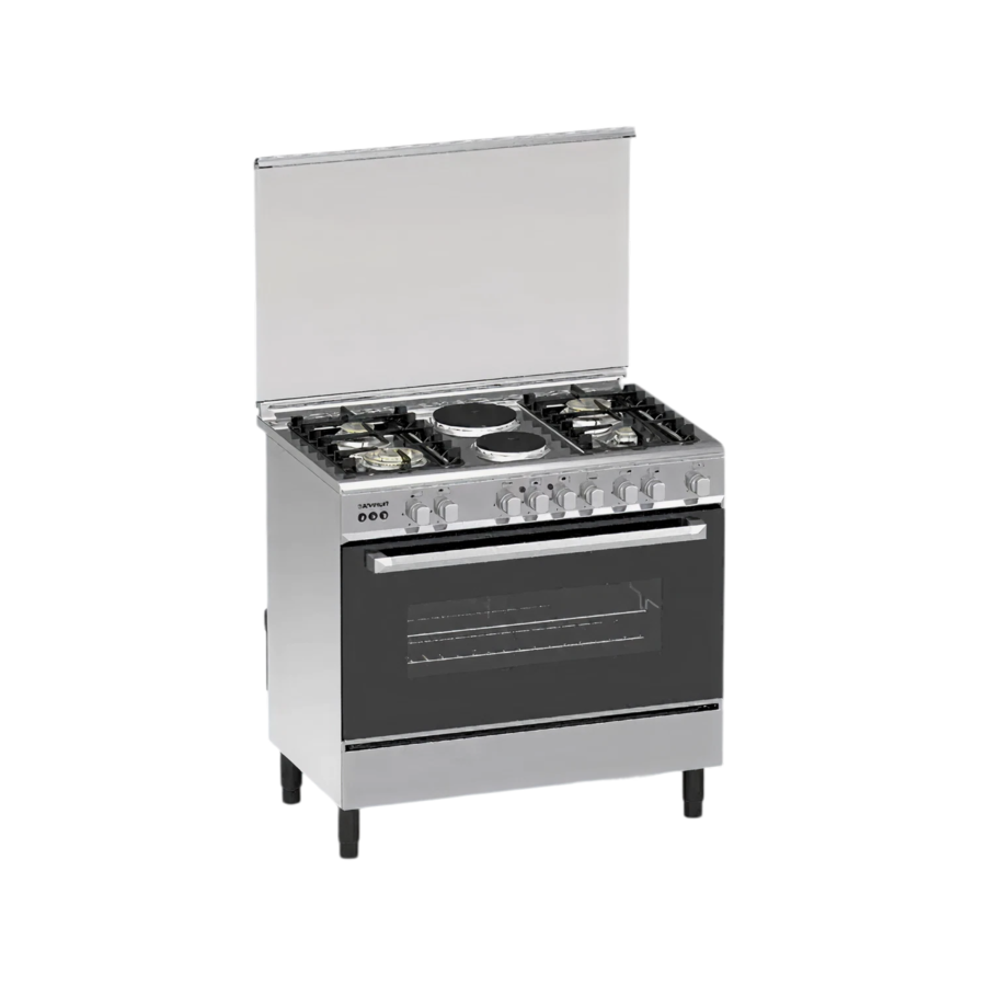 Skyrun 4+2 Burner Gas Cooker – Freestanding Gas Stove with Extra Cooking Capacity for Home Kitchen