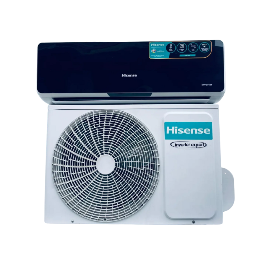 Hisense 1.5HP Inverter Air Conditioner with Black Mirror Finish (AS12QH)