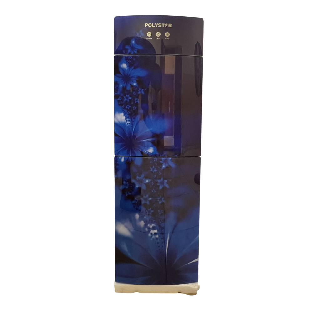 Polystar Freestanding Water Dispenser – Blue Finish, Hot & Cold Functions (PV-R6JX-5FFB)