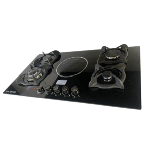 Polystar 4 Gas Cooker +1 Electric Built-In Glass Gas Hob – PV-NY4G1E