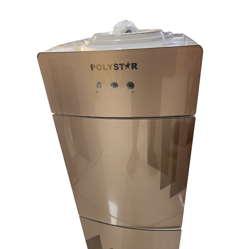 Polystar Water Dispenser with Hot & Cold Functions – Gold Finish (PV-R6JX-5GN)