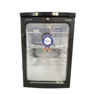 Polystar PV-SC276BG 90L Wine Cooler – Upright Glass Door Beverage Refrigerator