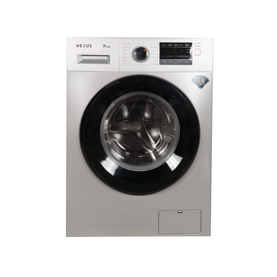 NEXUS 7kg Automatic Washing Machine – Model NX-WM-FL07S12D2, Compact Laundry Washer for Home Use