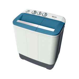 NEXUS 8kg Manual Twin-Tub Top-Load Washing Machine – Compact Laundry Washer for Home Use