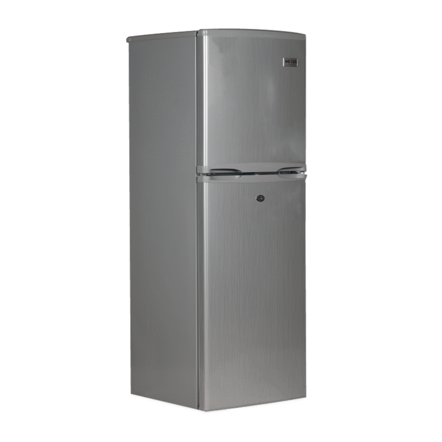 NEXUS 120L Top Freezer Refrigerator – Model NX-140, Silver Compact Fridge for Home & Office