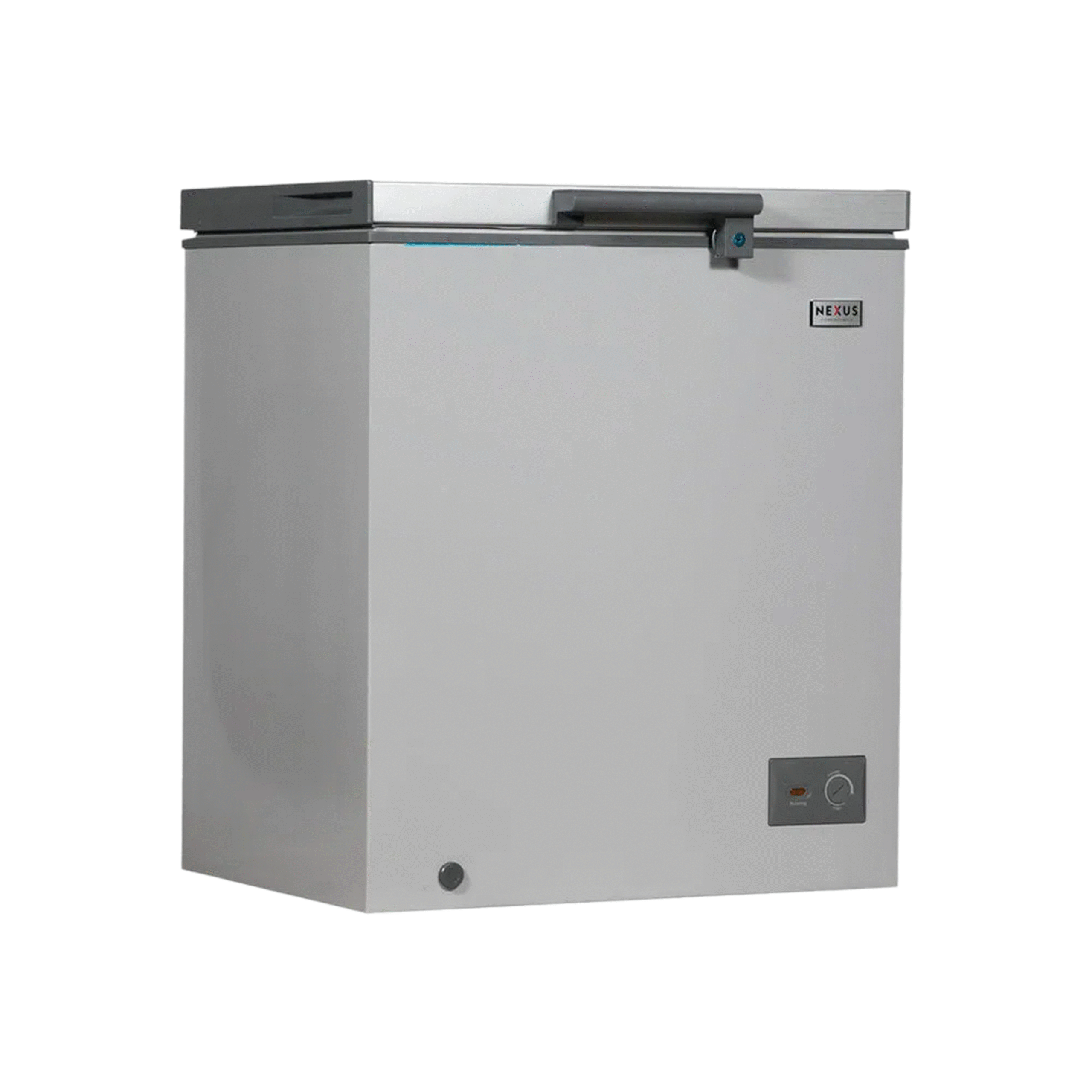 Nexus NX-160HC 150L Chest Freezer – Silver Compact Deep Freezer
