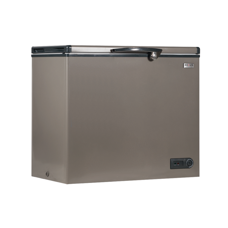 Nexus NX-265G 210L Chest Freezer – Silver Deep Freezer for Home & Commercial Use