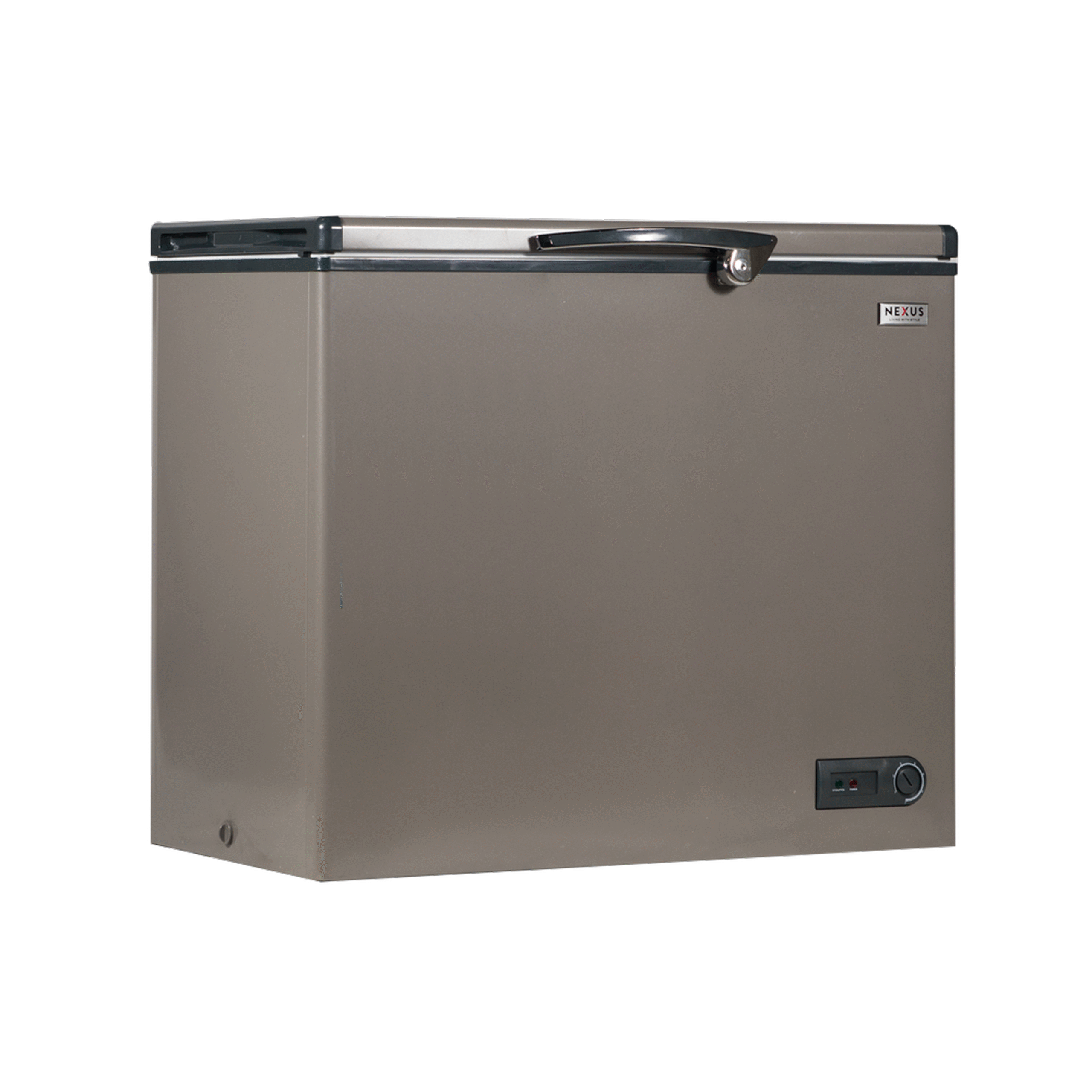 Nexus NX-265G 210L Chest Freezer – Silver Deep Freezer for Home & Commercial Use