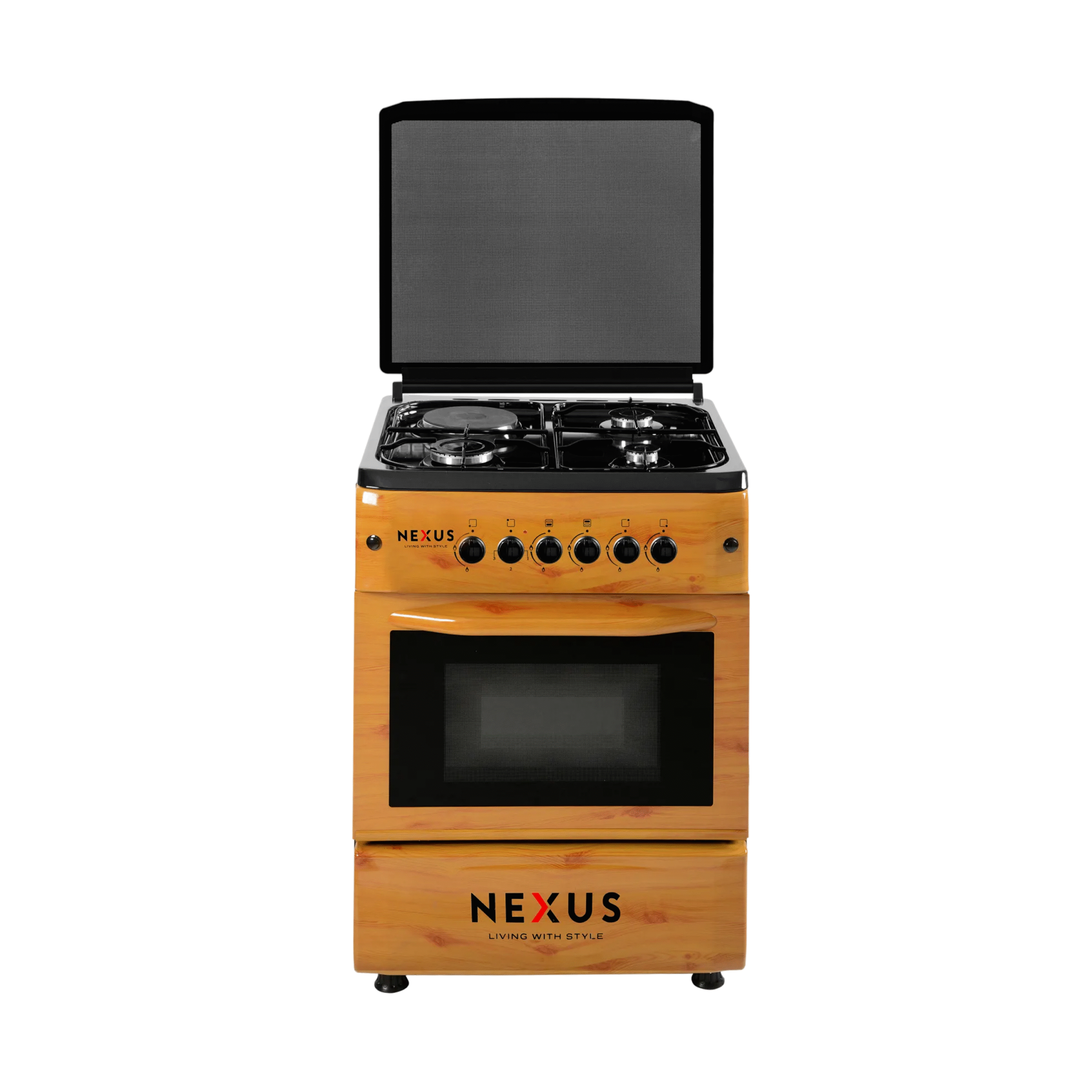 NEXUS 4-Burner Gas Cooker – Model NX-6004 (3+1)