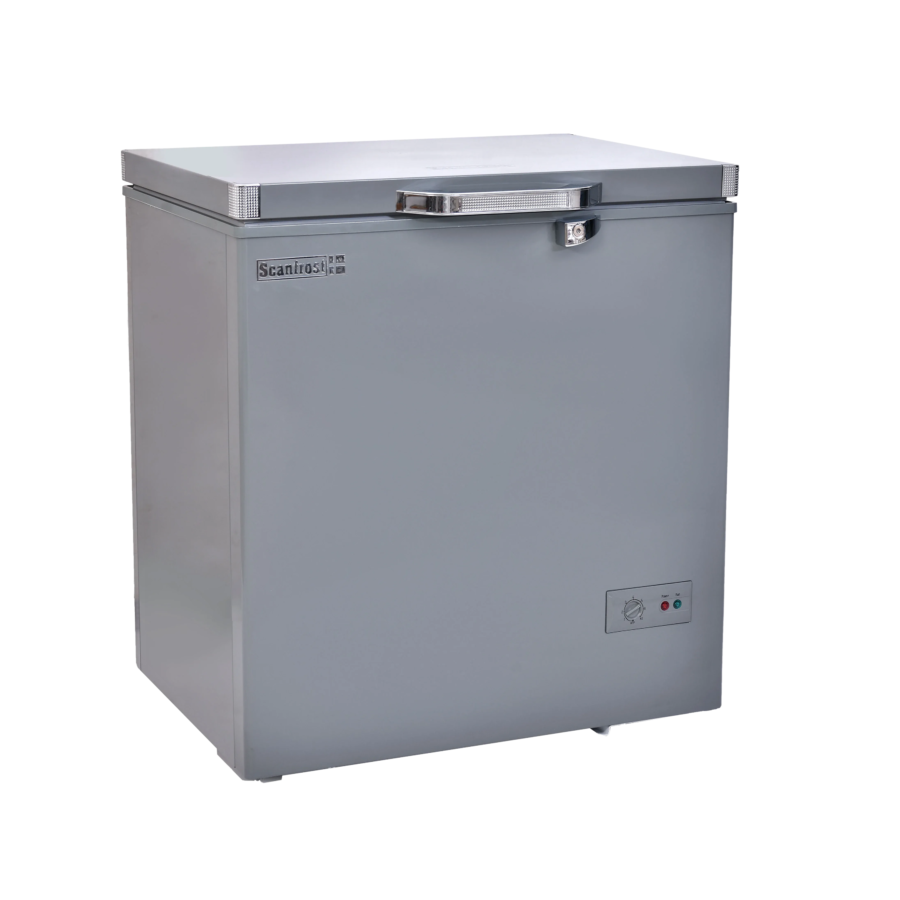 Scanfrost 200L Non-Inverter Chest Freezer – Compact Deep Freezer for Home & Small Business Storage