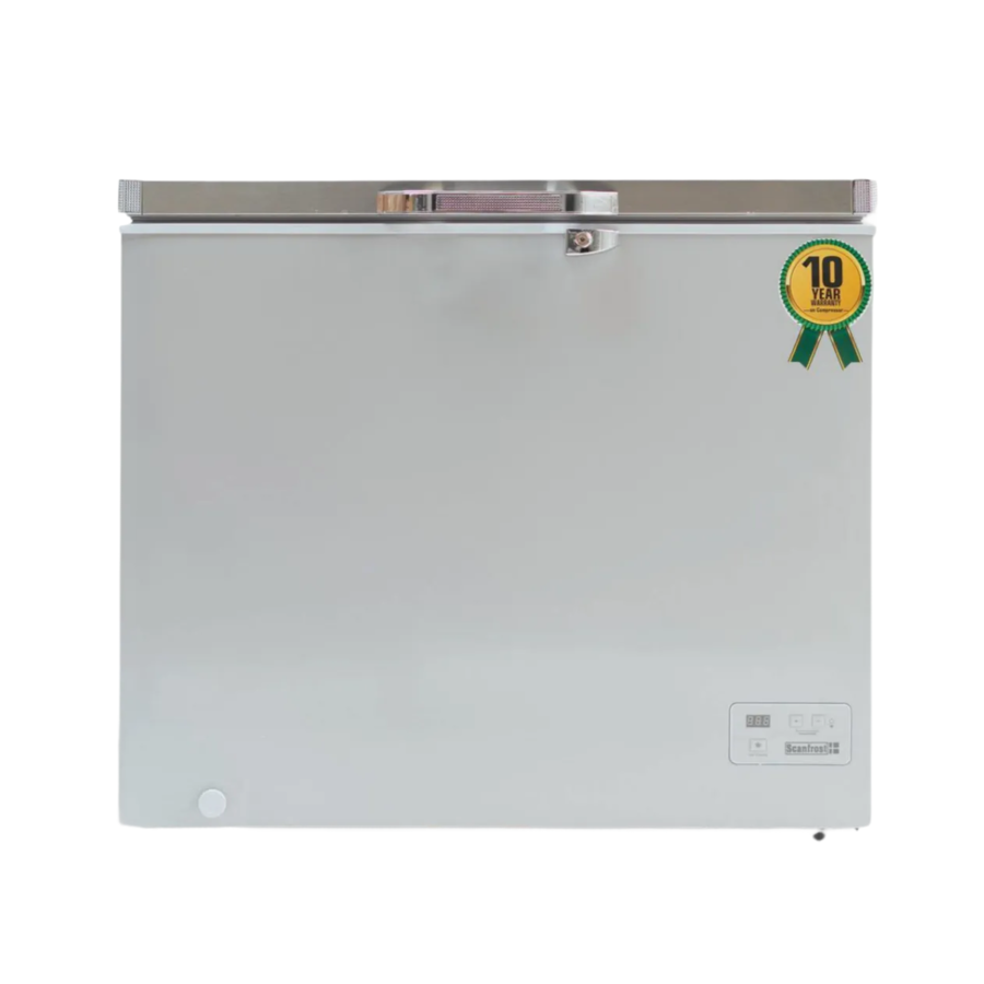 Scanfrost 300L Inverter Chest Freezer – Energy Efficient Deep Freezer for Home & Small Business Storage