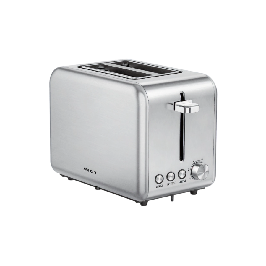 Maxi 2 Slice Pop-Up Toaster 2L17W2 – Compact Bread Toaster with Browning Control, 800–950W