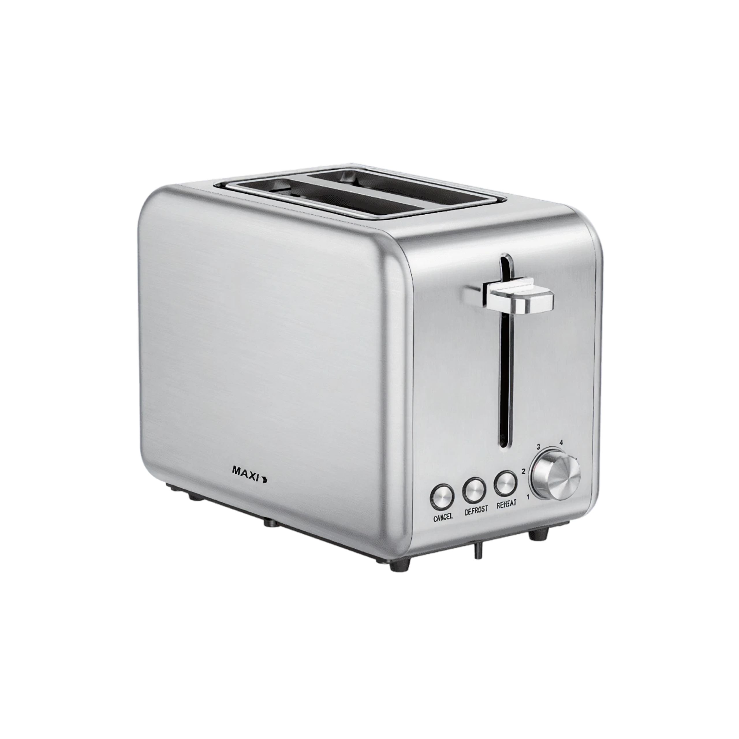 Maxi 2 Slice Pop-Up Toaster 2L17W2 – Compact Bread Toaster with Browning Control, 800–950W