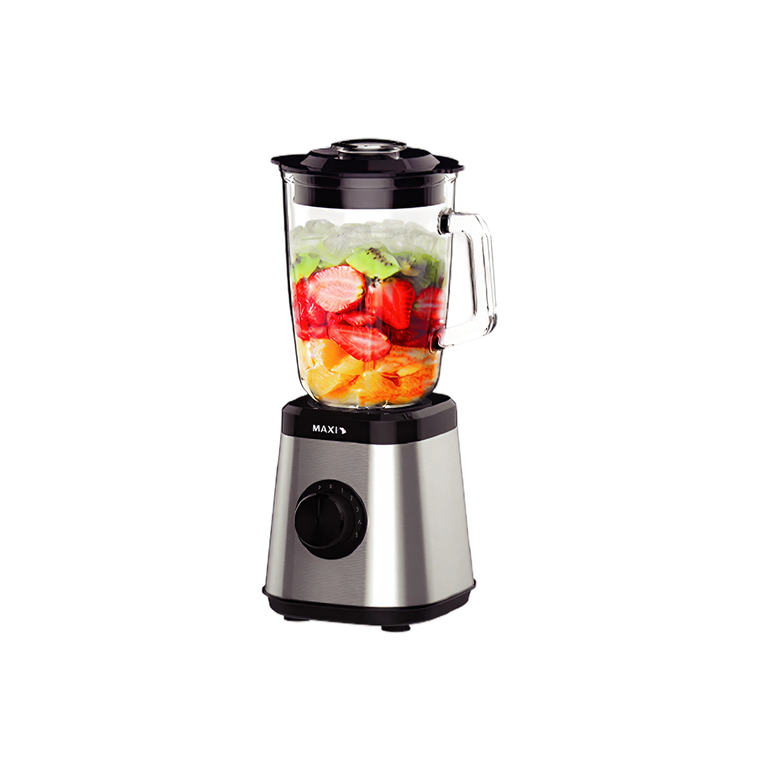Maxi 1000W Blender 1.5L – BL1010 Silver Multi-Purpose Kitchen Blender with Glass Jar