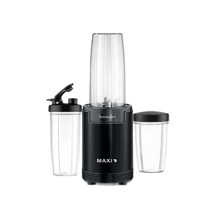 Maxi NutriBoom Blender 900W – BS2500 High-Speed Personal Blender for Smoothies & Food Preparation