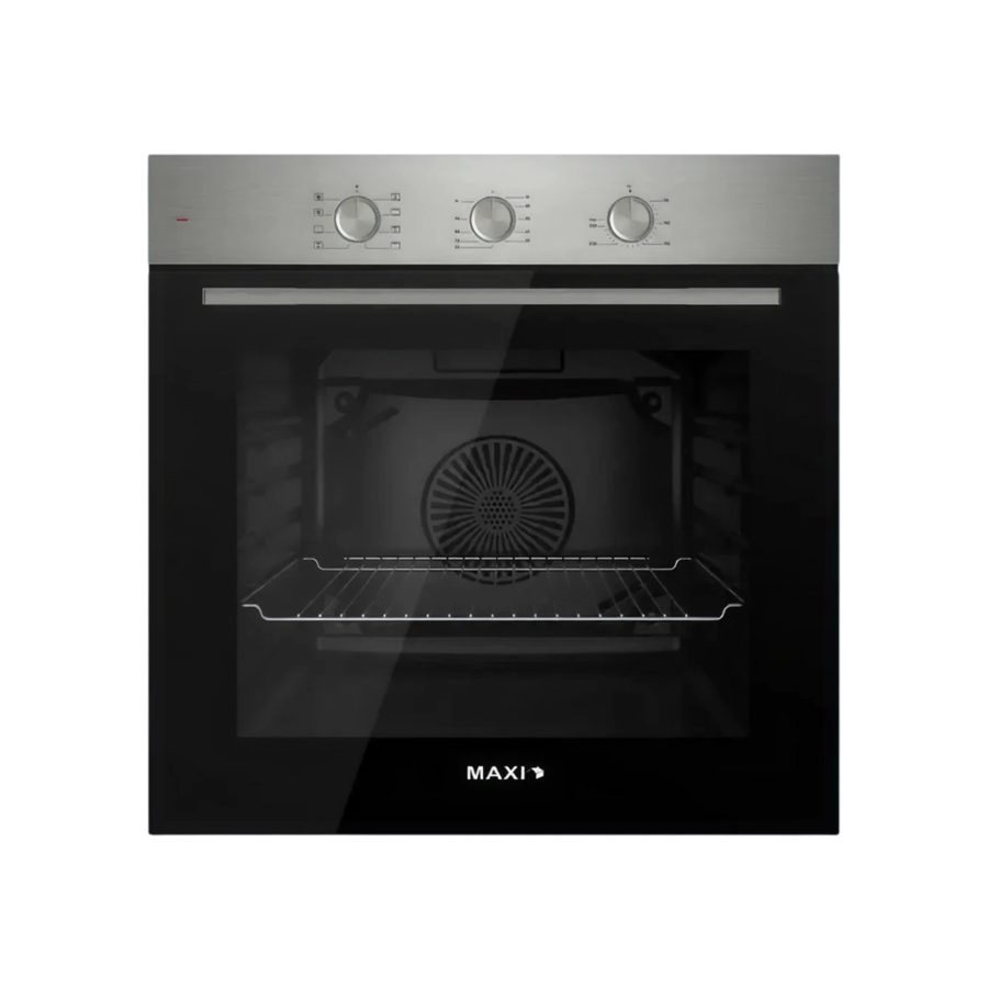 Maxi Built-In Electric Oven QBP7SSF1 – 60cm Stainless Steel Multifunction Baking, Grilling & Roasting Oven